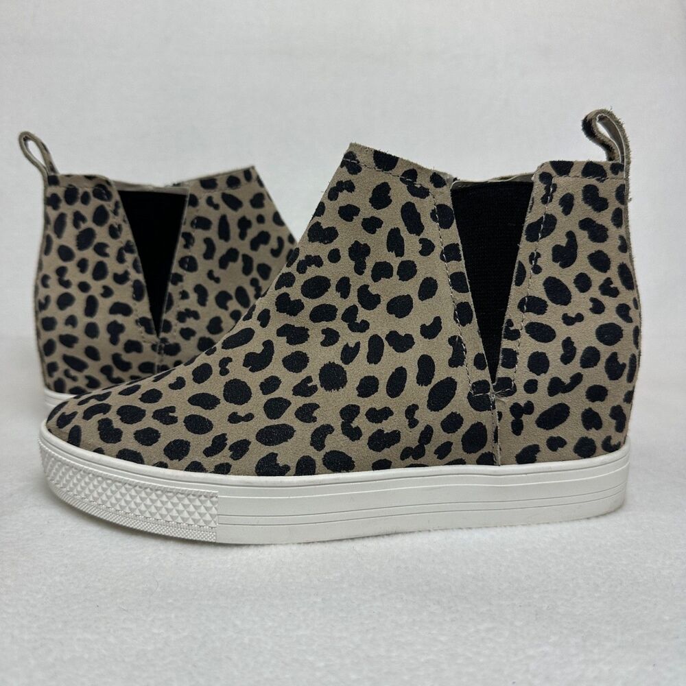 Caslon Cnaidy Lea Leopard Print Genuine Leather Water Resistant Zip Boot | 6,5M